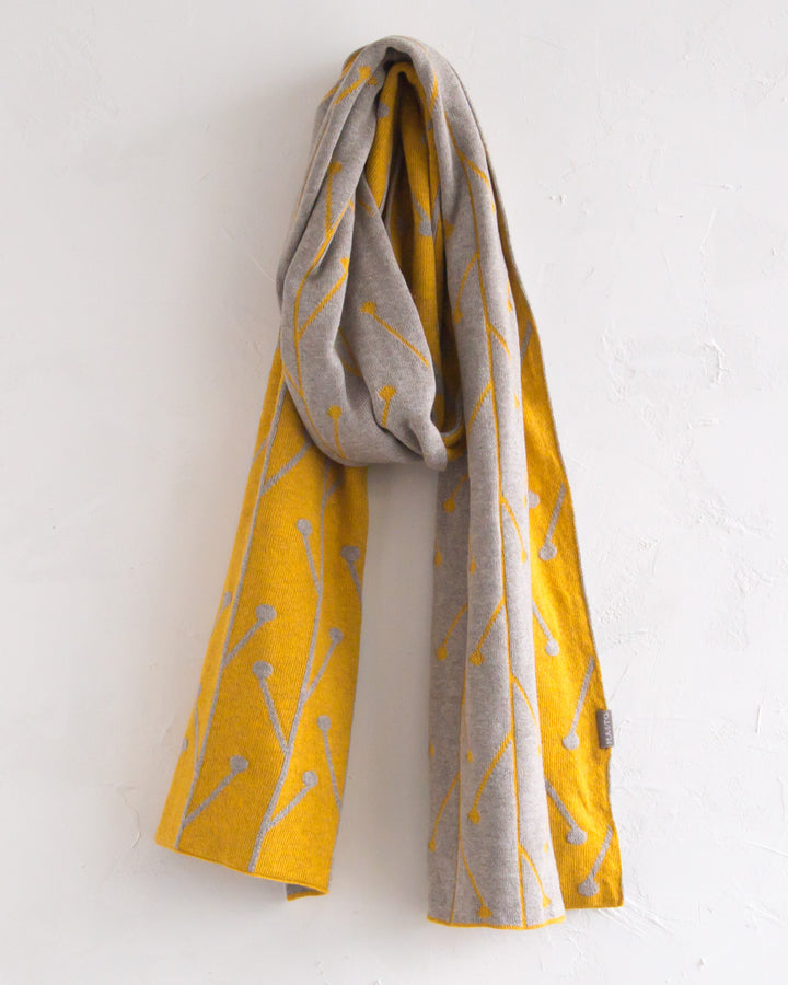 草木染め ジャカードマフラー 【南天柄】 – Maito Design Works | 真糸