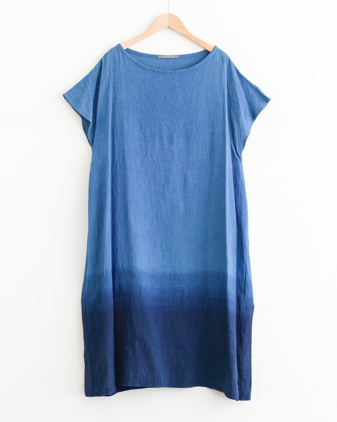 草木染め リネンサイドタックワンピース – Maito Design Works | 真糸