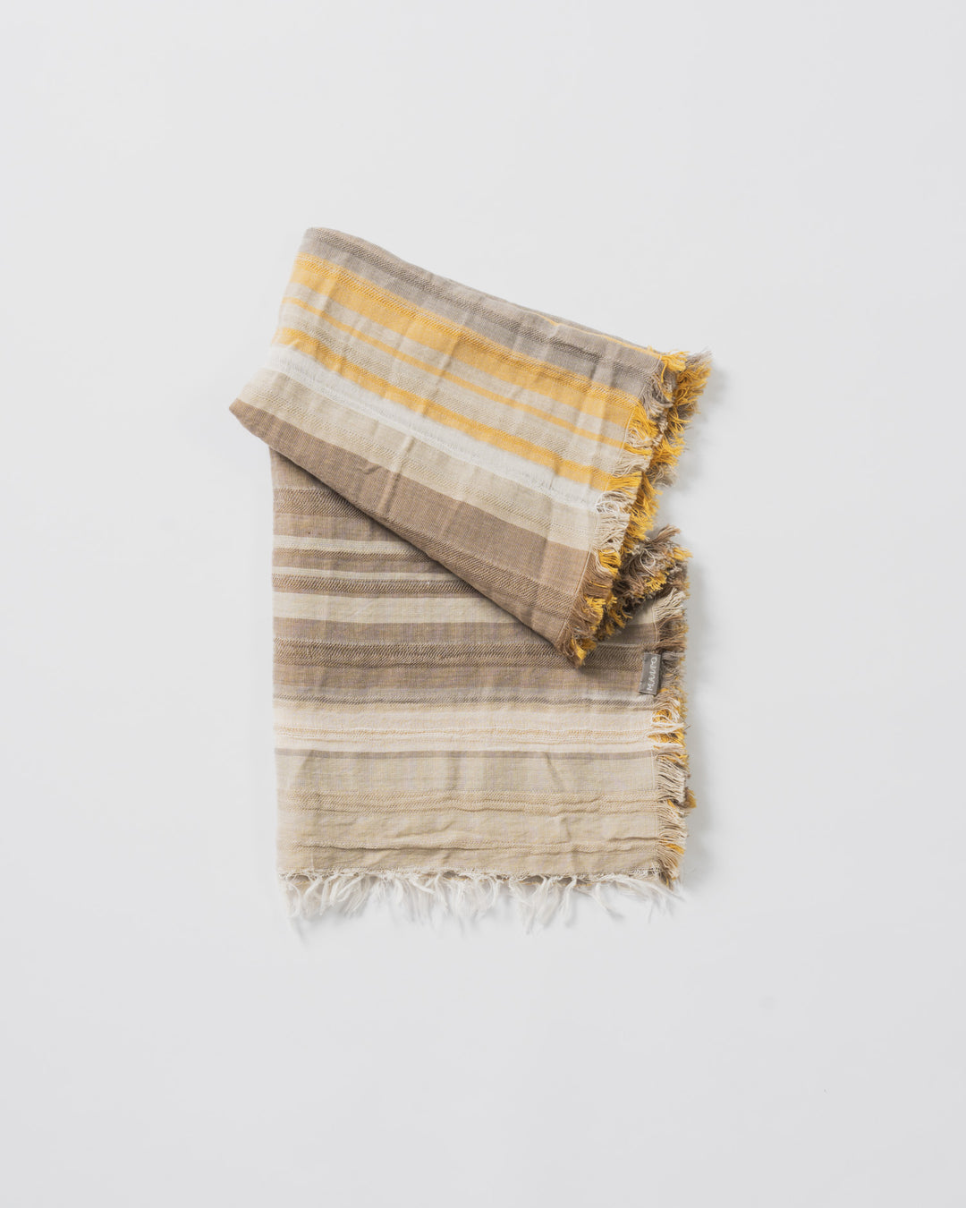 ローシルク ストール 天然素材 草木染め 胡桃 Raw Silk Stole botanical stole | 草木染めコットンストール（柘榴染・山桃染・矢車付